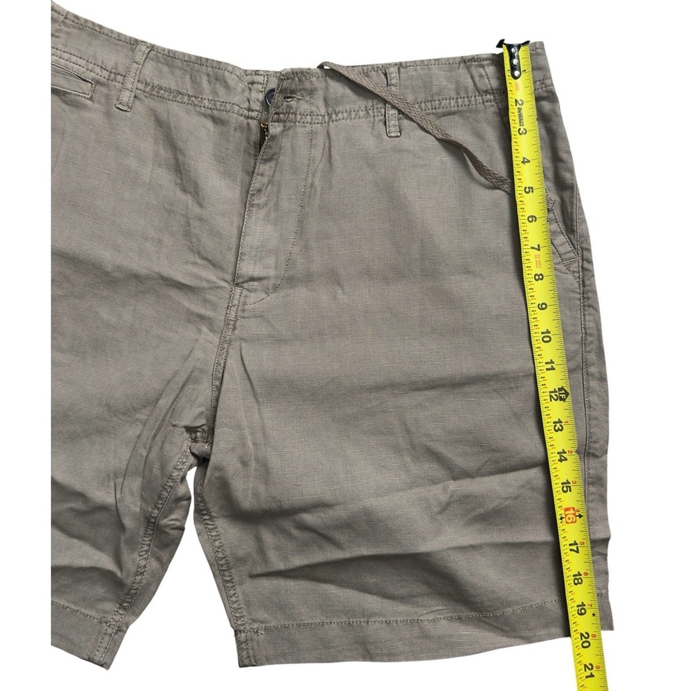 New Lucky Brand Linen Blend Flat Front Chino Shorts 9" Men's 40 MSRP $69.50 - Picture 7 of 9
